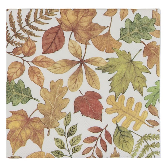 Michaels, Thanksgiving Leaf Lunch Napkins, 20ct. by Celebrate It™ – Category: Thanksgiving Party Supplies